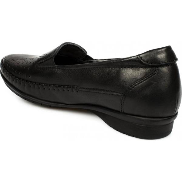 Forelli Hakiki Deri Günlük Bayan Ayakkabı Siyah 59 51301