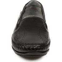 Forelli Hakiki Deri Günlük Bayan Ayakkabı Siyah 59 51301 - Thumbnail