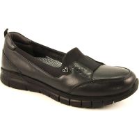 Forelli Hakiki Deri Günlük Kadın Ayakkabısı Siyah 59 29442 - Thumbnail