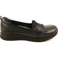 Forelli Hakiki Deri Günlük Kadın Ayakkabısı Siyah 59 29442 - Thumbnail