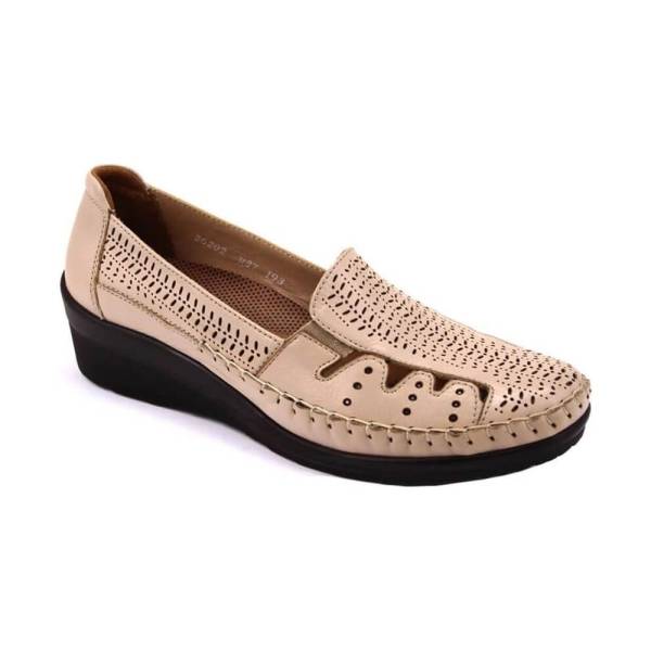 Forelli Ortopedik Comfort Bayan Ayakkabı Bej 59 26202