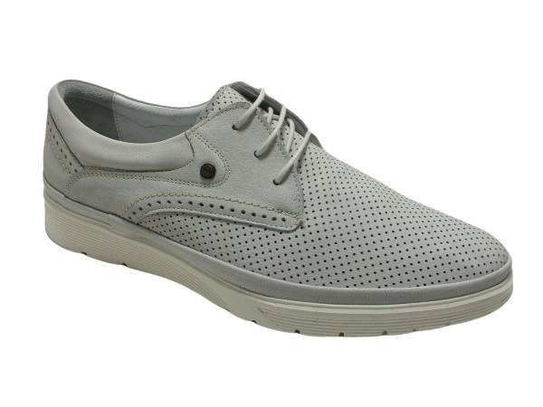 Forex Bağcıklı Hakiki Deri Klasik Erkek Ayakkabısı Beyaz-Nubuk 57 2969