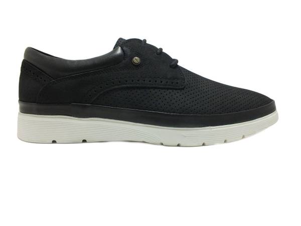 Forex Bağcıklı Hakiki Deri Klasik Erkek Ayakkabısı Siyah-Nubuk 57 2969