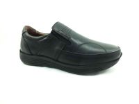 Forex Bağcıksız Hakiki Deri Erkek Ayakkabısı Siyah 57 2877 - Thumbnail