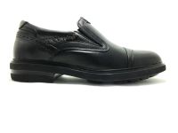 Forex Bağcıksız Hakiki Deri Erkek Ayakkabısı Siyah 57 2987 - Thumbnail