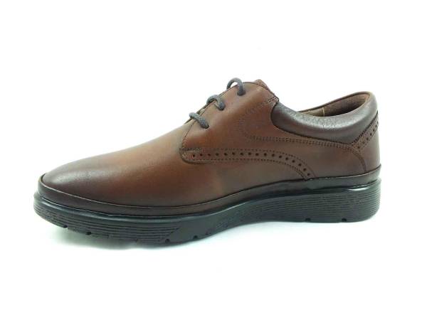 Forex Hakiki Deri Bağcıklı Hafif Erkek Ayakkabı - Taba - 2969