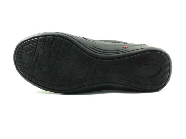 Forex Hakiki Deri Hafif Kadın Ayakkabısı - Siyah - 1002