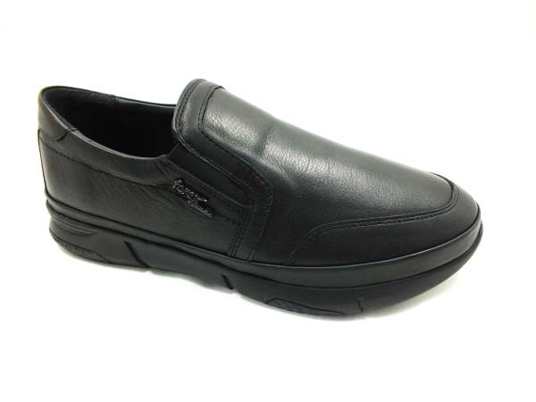 Forex Hakiki Deri Ortopedik Ayakkabı Siyah-Siyah 57 3040