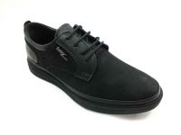 Forex Hakiki Deri Ortopedik Erkek Ayakkabı Siyah-Nubuk 57 4040 - Thumbnail