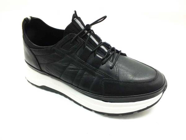 Forex Ortopedik Streç Erkek Ayakkabı Siyah 57 4040