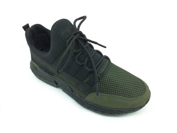 Günlük Streç Spor Ayakkabı - Haki - 1000