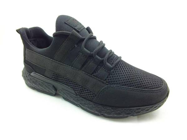 Günlük Streç Spor Ayakkabı - Siyah - 1000