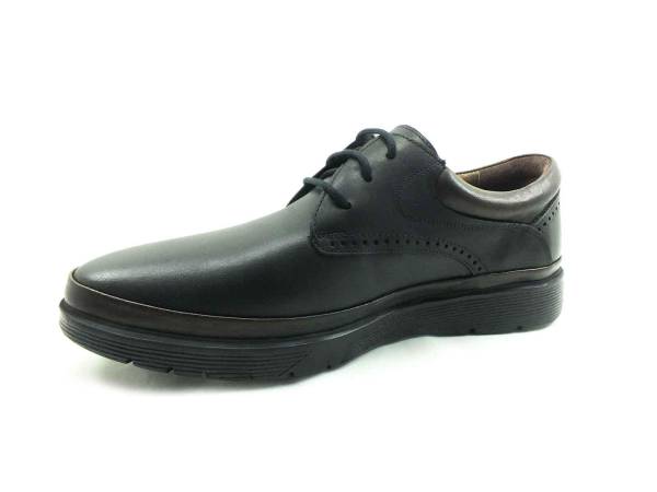 Forex Hakiki Deri Bağcıklı Hafif Erkek Ayakkabı - Siyah - 2969