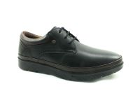 Forex Hakiki Deri Bağcıklı Hafif Erkek Ayakkabı - Siyah - 2969 - Thumbnail