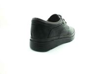 Forex Hakiki Deri Bağcıklı Hafif Erkek Ayakkabı - Siyah - 2969 - Thumbnail