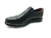 Hakiki Deri Bağcıksız Günlük Erkek Ayakkabı - Siyah - 2917 - Thumbnail