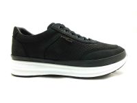 Hakiki Deri Erkek Ayakkabısı Siyah-Nubuk - Thumbnail