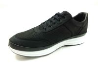 Hakiki Deri Erkek Ayakkabısı Siyah-Nubuk - Thumbnail