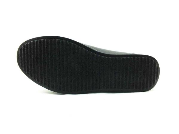 Hakiki Deri Günlük Kadın Ayakkabı - Siyah - 99