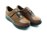 Hakiki Deri Günlük Cırtlı Kadın Ayakkabı - Taba - 1031 - Thumbnail