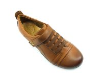 Hakiki Deri Günlük Cırtlı Kadın Ayakkabı - Taba - 240 - Thumbnail