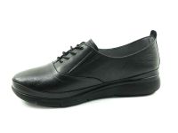 Hakiki Deri Günlük Kadın Ayakkabı - Siyah - 83.1908 - Thumbnail