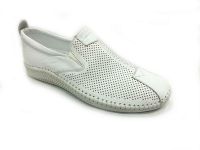 Hakiki Deri Günlük Yazlık Erkek Ayakkabı Beyaz 05 1036 - Thumbnail