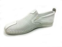 Hakiki Deri Günlük Yazlık Erkek Ayakkabı Beyaz 05 1036 - Thumbnail