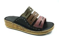 Hakiki Deri Kadın Terliği Siyah - Thumbnail