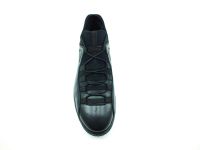 Hakiki Deri Streç Erkek Sneaker Ayakkabı - Siyah - 4459 - Thumbnail