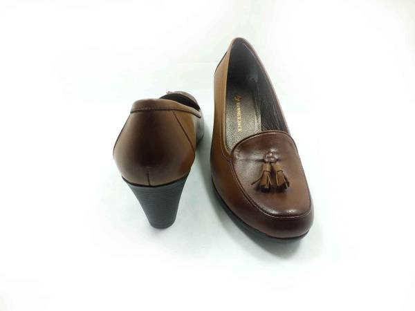 Hamer Jack Hakiki Deri Topuklu Ayakkabı Taba 07 950