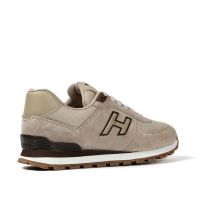 Hammer Jack Bağcıklı Hakiki Deri Spor Ayakkabı Bej 07 19250 G - Thumbnail