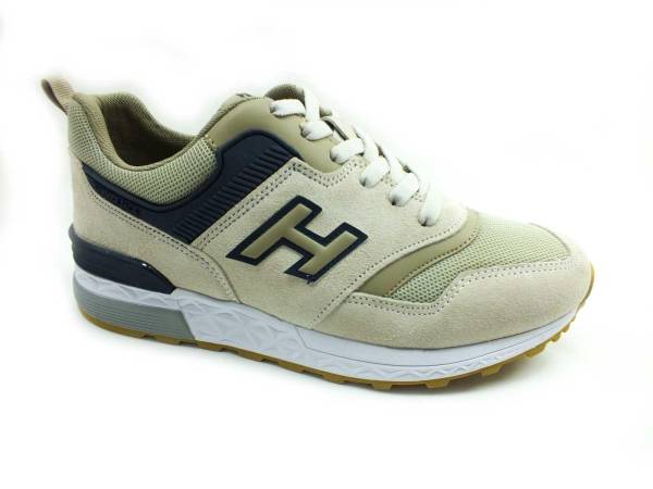 Hammer Jack Bağcıklı Hakiki Deri Spor Ayakkabı Bej 07 20340-M