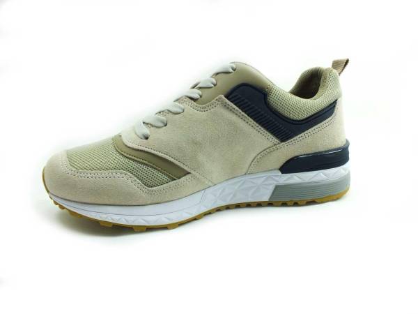 Hammer Jack Bağcıklı Hakiki Deri Spor Ayakkabı Bej 07 20340-M