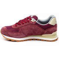 Hammer Jack Bağcıklı Hakiki Deri Spor Ayakkabı Bordo-Bej 07 19250 - Thumbnail