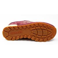 Hammer Jack Bağcıklı Hakiki Deri Spor Ayakkabı Bordo-Bej 07 19250 - Thumbnail