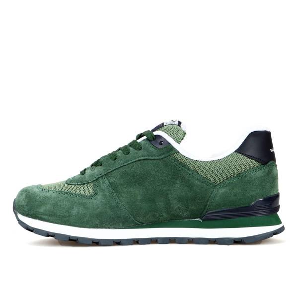 Hammer Jack Bağcıklı Hakiki Deri Spor Ayakkabı Yeşil-Lacivert 07 19250