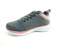 Hammer Jack Bayan Günlük Spor Ayakkabı - Gri-Pembe - 20018-G - Thumbnail