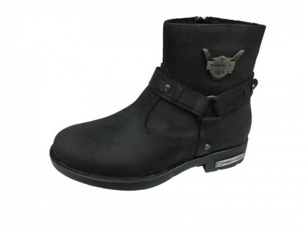 Hammer Jack Hakiki Deri Harley Bot Siyah 07 6000-M