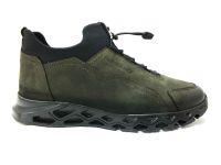 Hammer Jack Hakiki Nubuk Deri Kışlık Ayakkabı Yeşil 07 19664 - Thumbnail