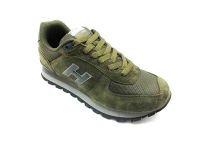 Hammer JackBağcıklı Hakiki Deri Spor Ayakkabı Haki 07 19250 - Thumbnail