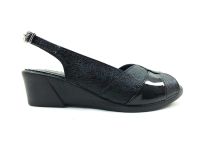 Kadın Günlük Sandalet - Siyah - 2002 - Thumbnail