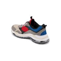 Kinetix Air Taban Spor Ayakkabısı Gri-Siyah-Kırmızı 01 Harlow - Thumbnail