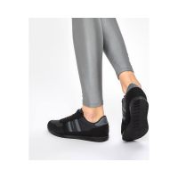 Kinetix Bayan Günlük Spor Ayakkabı Siyah-Siyah 01 CARTER PU W - Thumbnail