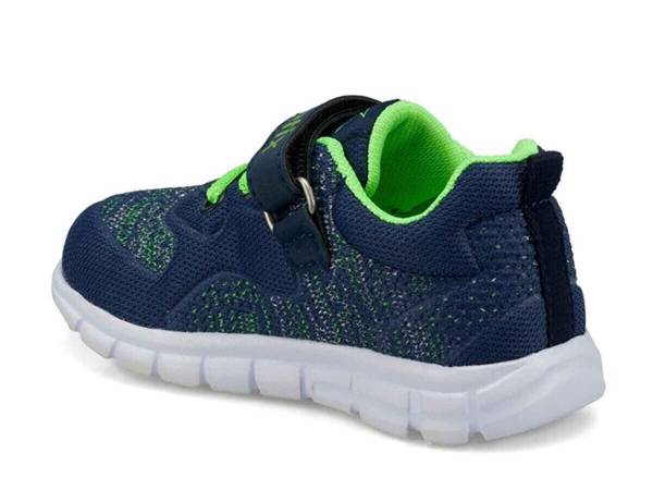 Kinetix Cırtlı Çocuk Ayakkabısı Lacivert-Yeşil 01 Corper