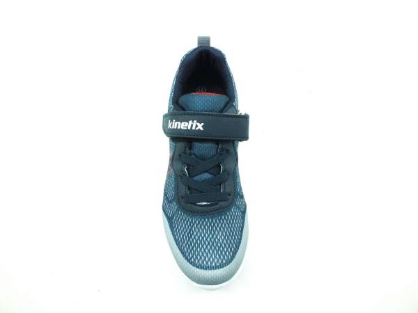 Kinetix Cırtlı Çocuk Spor Ayakkabı - Lacivert-Kırmızı - Raın E
