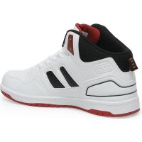 Kinetix Erkek Sneaker Beyaz-Siyah - Thumbnail