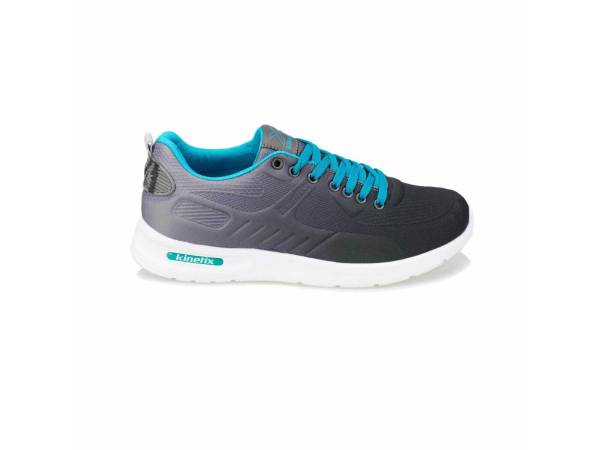 Kinetix Günlük Bayan Spor Ayakkabı Gri-Turkuaz 01 NINA MESH 