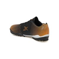 Kinetix Halı Saha Ayakkabısı Siyah-Turuncu 01 BAROS TURF - Thumbnail