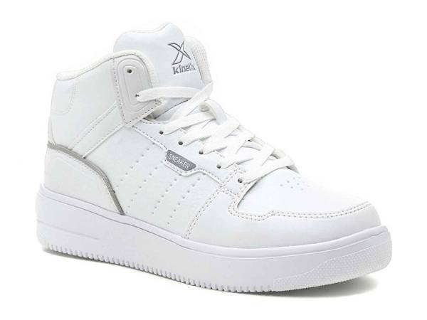 Kinetix Kadın Sneaker Ayakkabı 01 Beyond Pu Hi W Beyaz-Gri